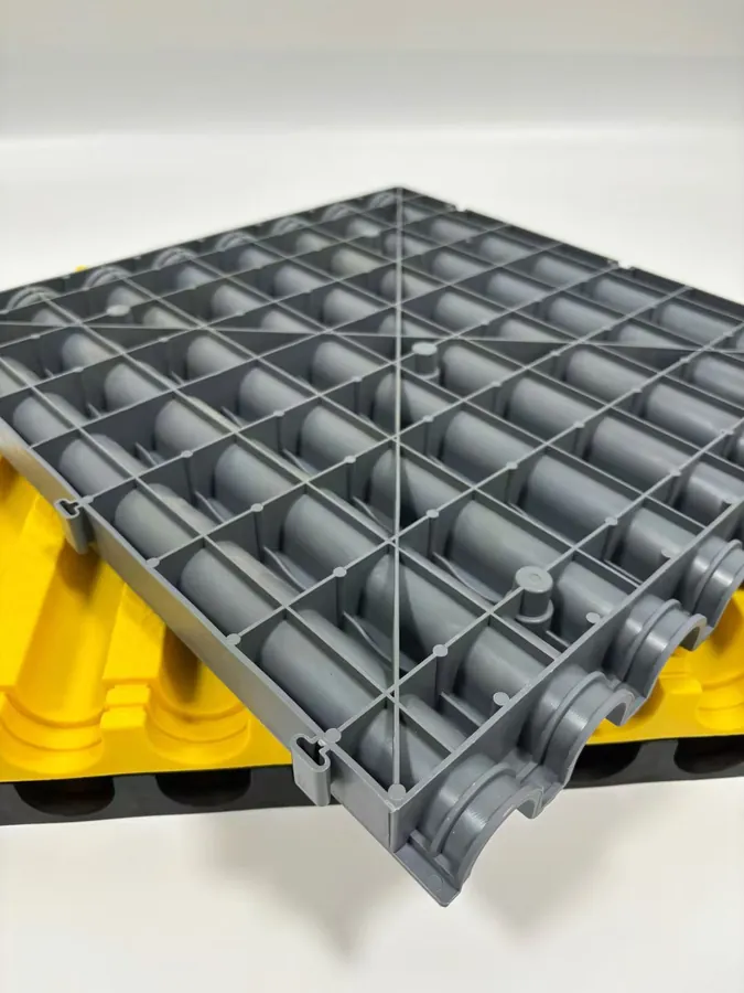 40 mm Drain Tile with Cover Plate view 3