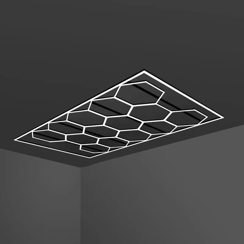 14-Grid Hexagon Detailing Light