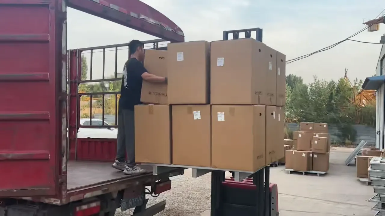 Loading at the factory gate